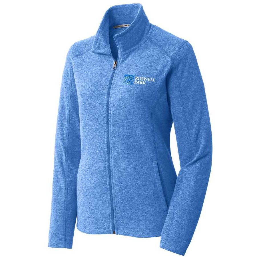 Port Authority Women's Heather Microfleece Full Zip Jacket