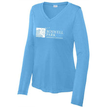 Load image into Gallery viewer, Sport Tek Women&#39;s Long Sleeve V Neck Tee
