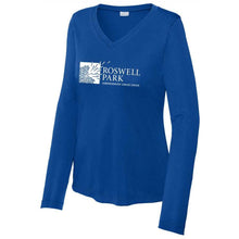 Load image into Gallery viewer, Sport Tek Women&#39;s Long Sleeve V Neck Tee
