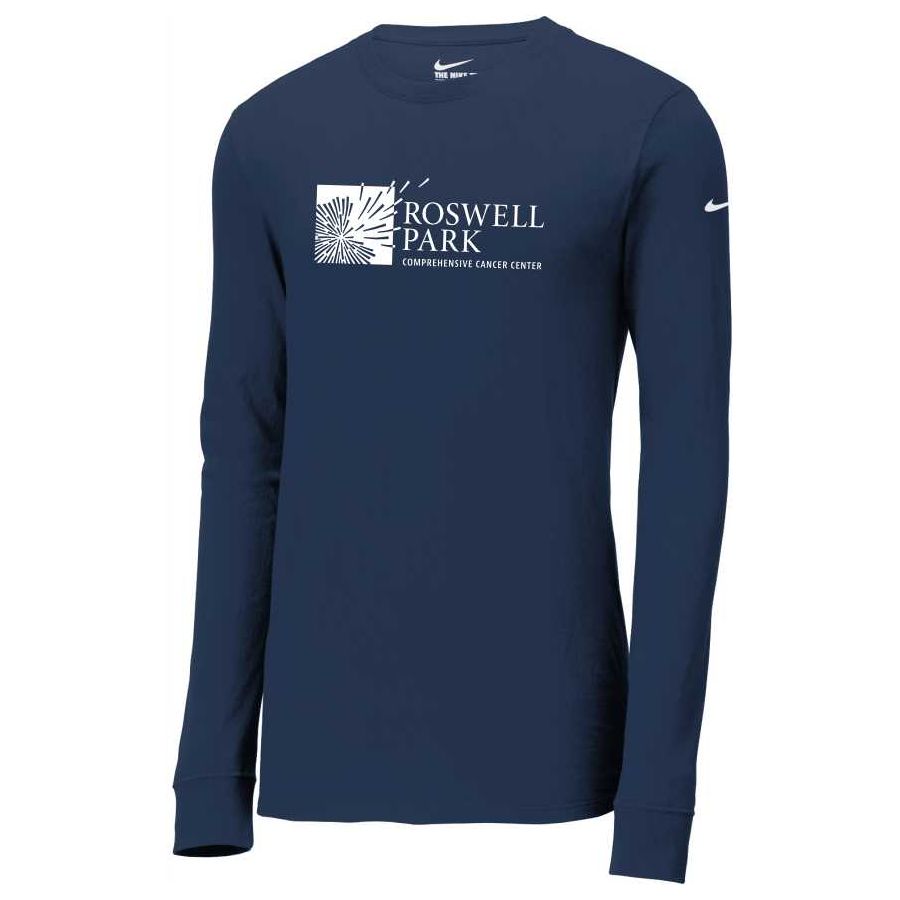 Nike Unisex Dri FIT Cotton Poly Long Sleeve Tee